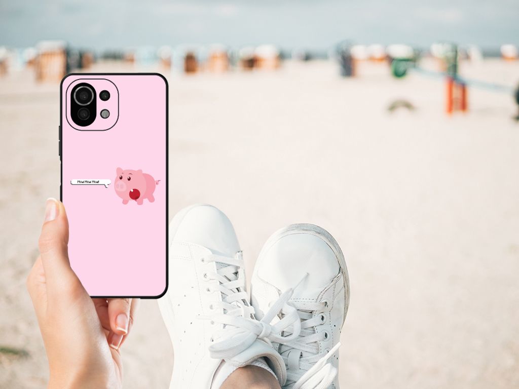 Xiaomi 11 Lite 5G NE | Mi 11 Lite Hoesje Pig Mud B2C Telecom