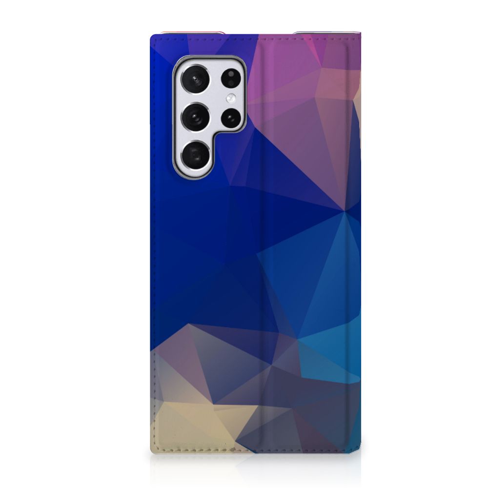 Samsung Galaxy S22 Ultra Stand Case Polygon Dark - B2C Telecom