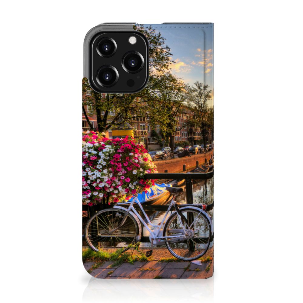 iPhone 13 Pro Max Book Cover Amsterdamse Grachten - B2C Telecom