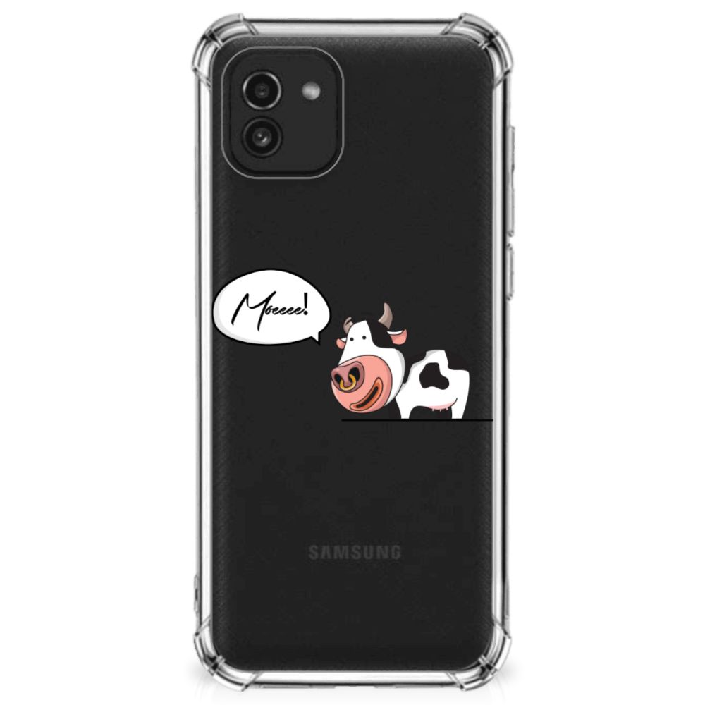 Samsung Galaxy A03 Stevig Bumper Hoesje Cow B2C Telecom