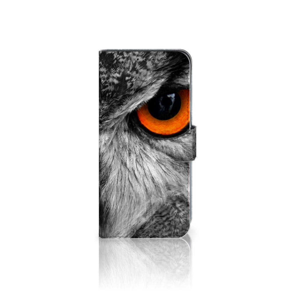 Samsung Galaxy M10 Telefoonhoesje met Pasjes Uil