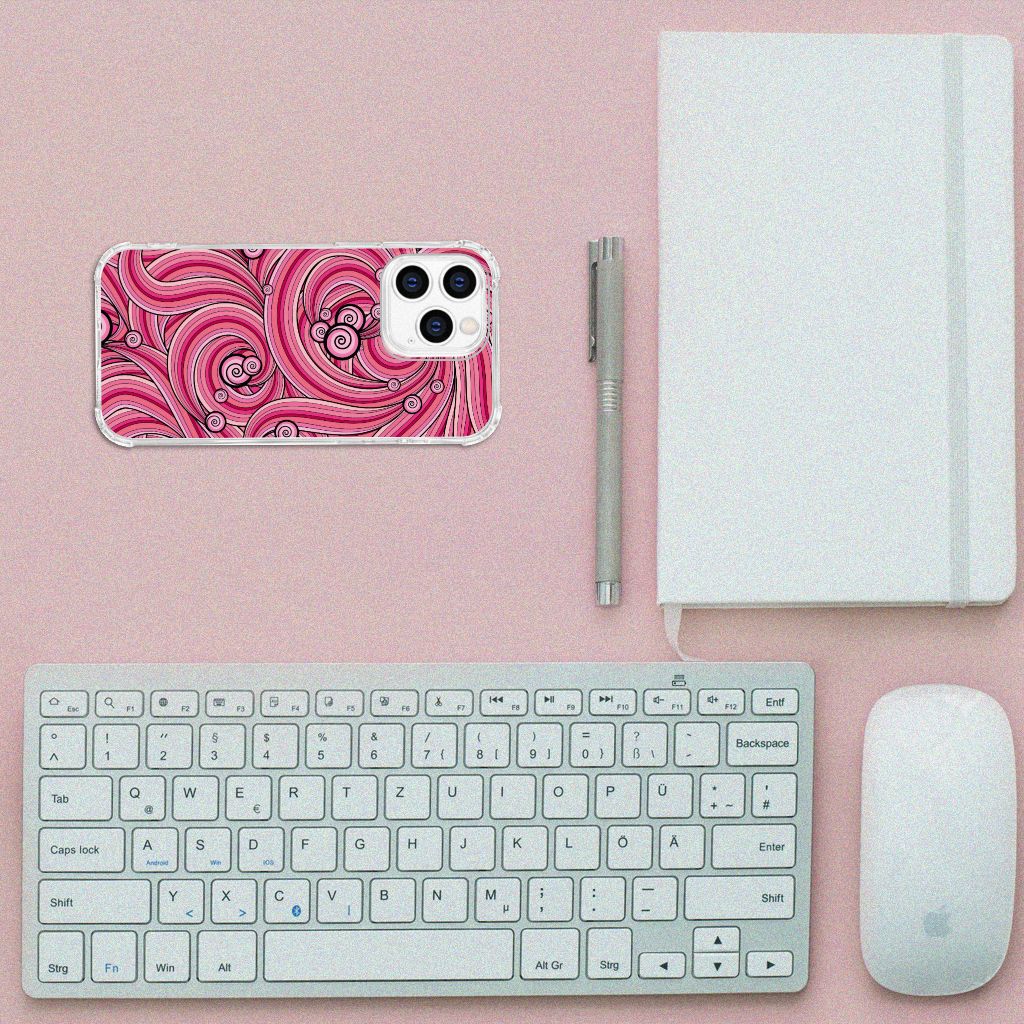 iPhone 14 Pro Back Cover Swirl Pink B2C Telecom