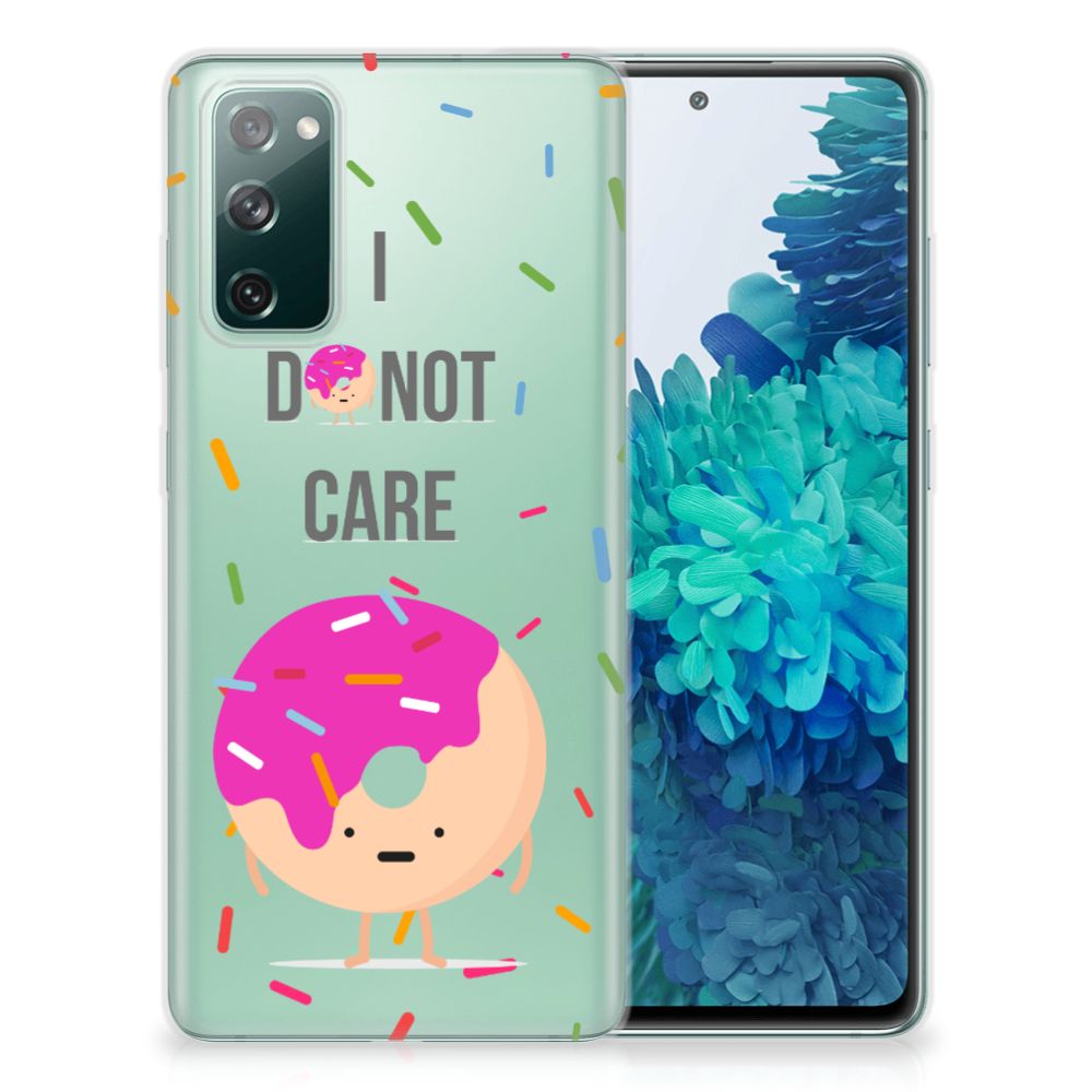 Samsung Galaxy S20 FE Siliconen Case Donut Roze B2C Telecom