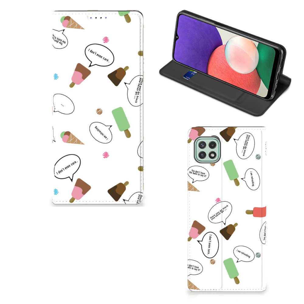 Samsung Galaxy A22 5G Flip Style Cover IJsjes - B2C Telecom