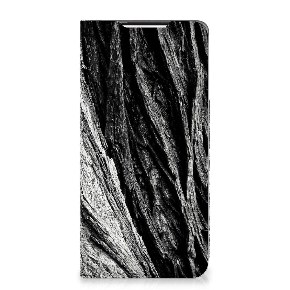 Book Wallet Case Samsung Galaxy S21 Boomschors Grijs - B2C Telecom
