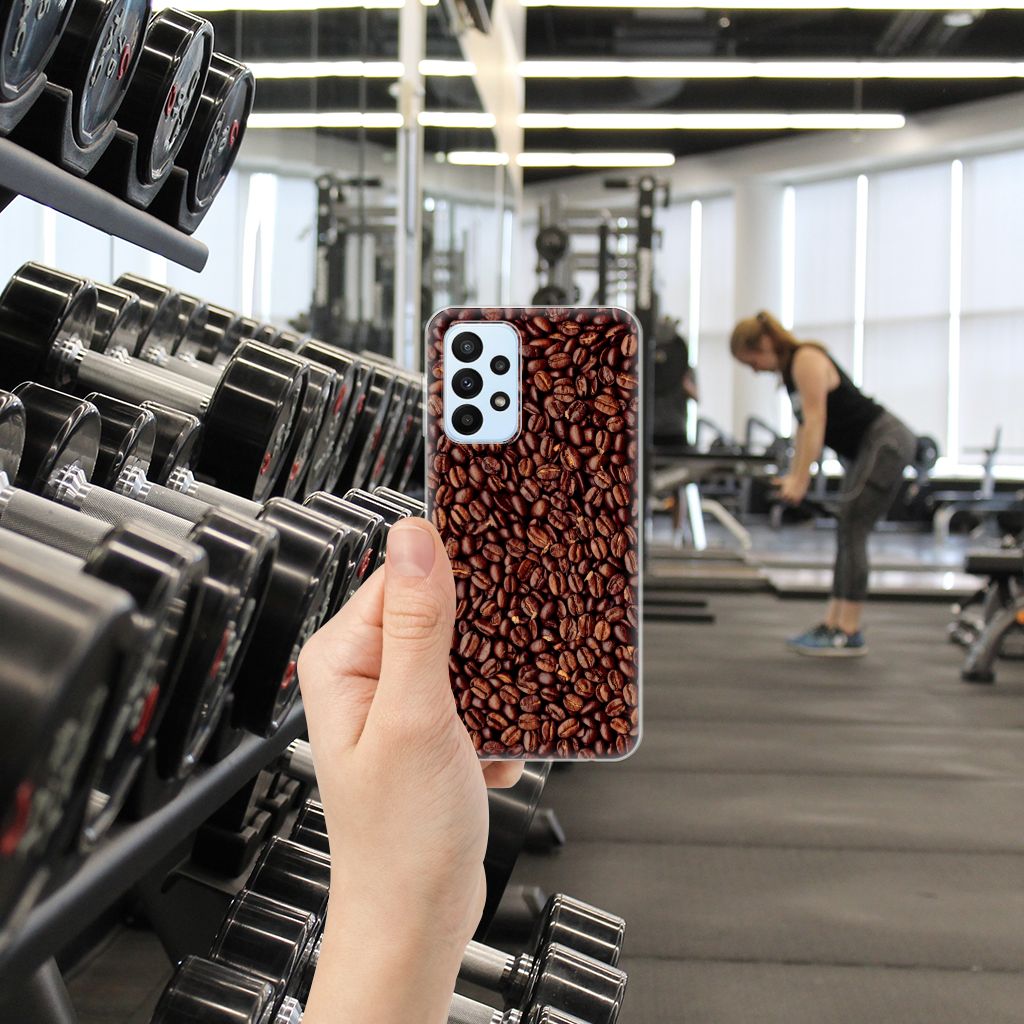 Samsung Galaxy A23 Siliconen Case Koffiebonen B2C Telecom
