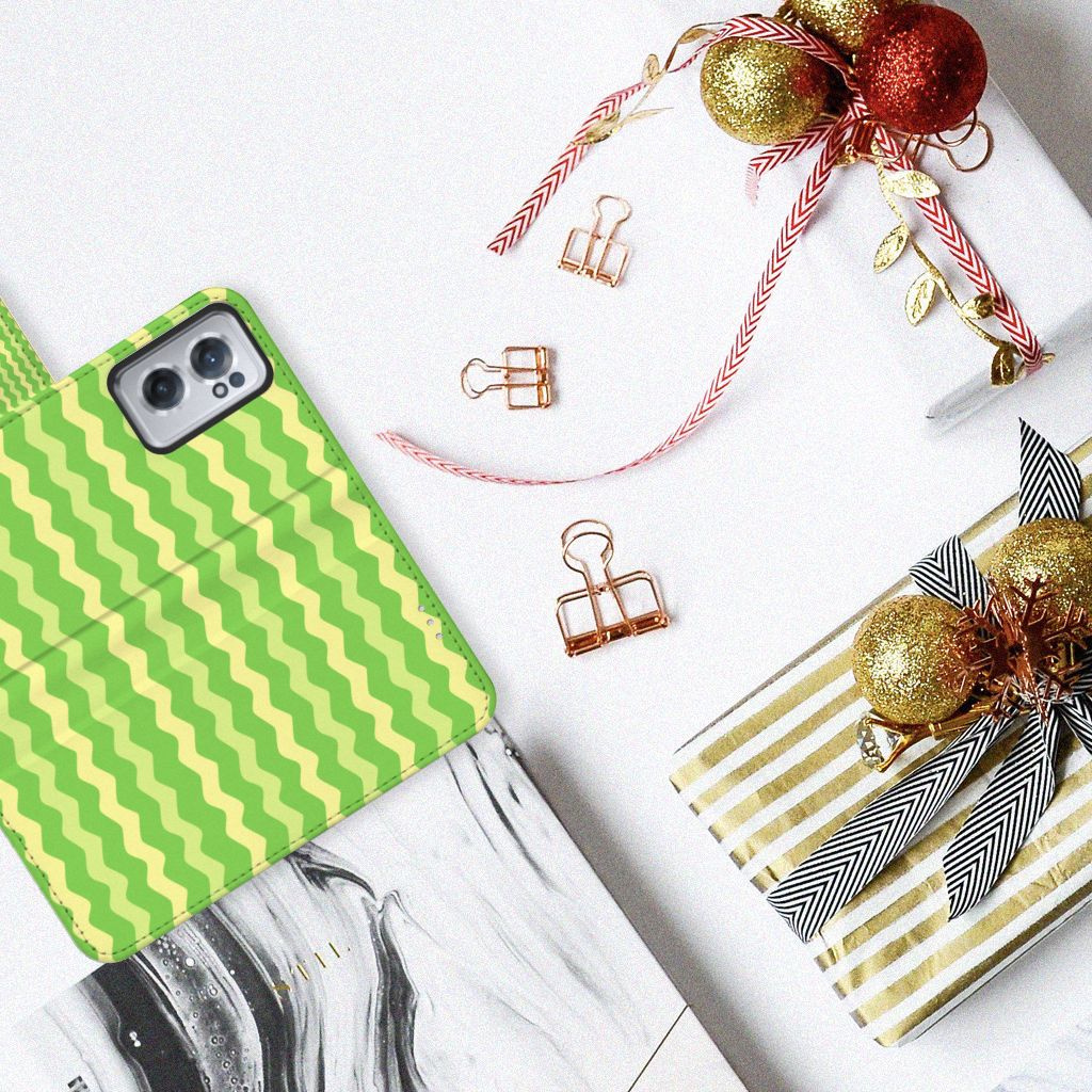 OnePlus Nord CE 2 Telefoon Hoesje Waves Green