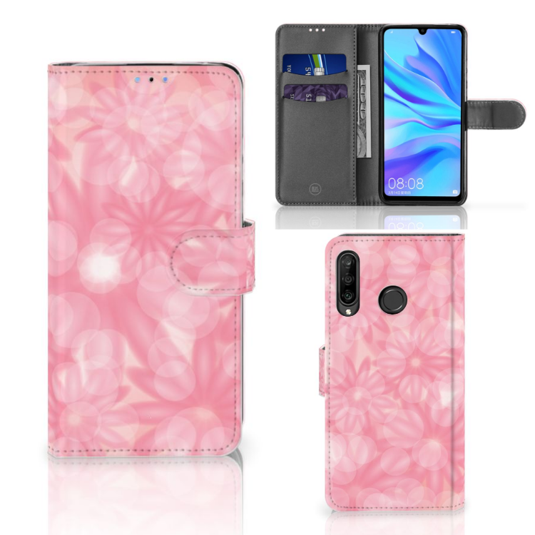 Huawei P30 Lite (2020) Hoesje Spring Flowers