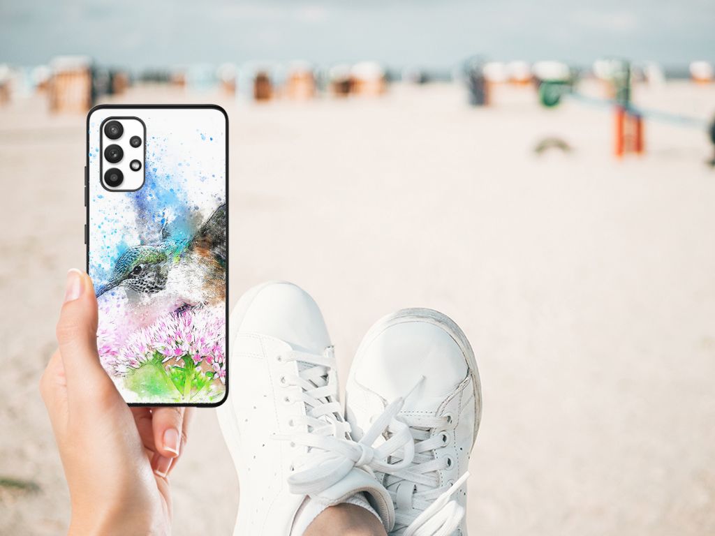 Kleurrijke Telefoonhoesje Samsung Galaxy A32 4G | A32 5G Enterprise Editie Vogel B2C Telecom