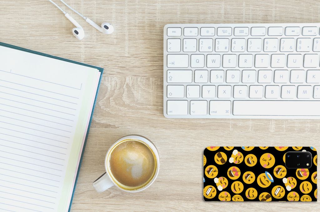 Samsung Galaxy S20 Plus Hoesje met Magneet Emoji - B2C Telecom