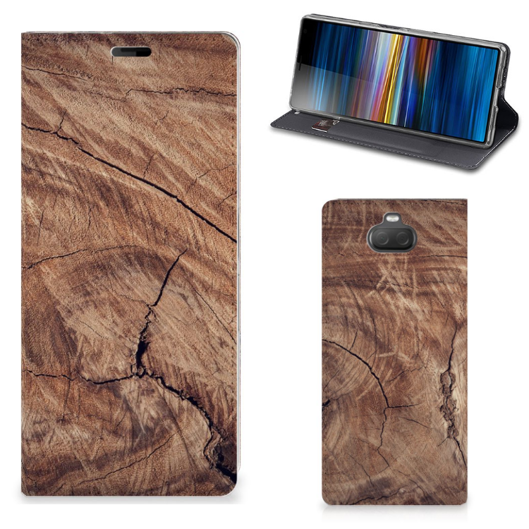 Sony Xperia 10 Plus Book Wallet Case Tree Trunk