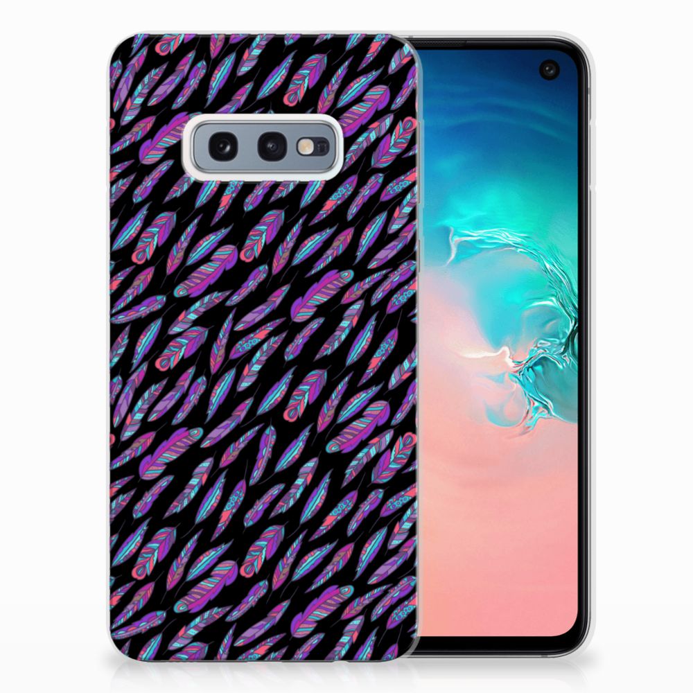 Samsung Galaxy S10e TPU bumper Feathers Color