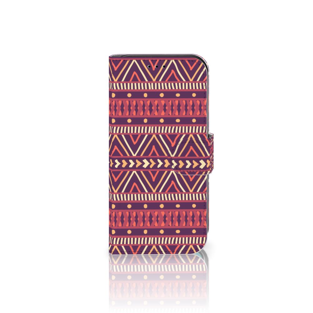 Apple iPhone 11 Pro Telefoon Hoesje Aztec Paars