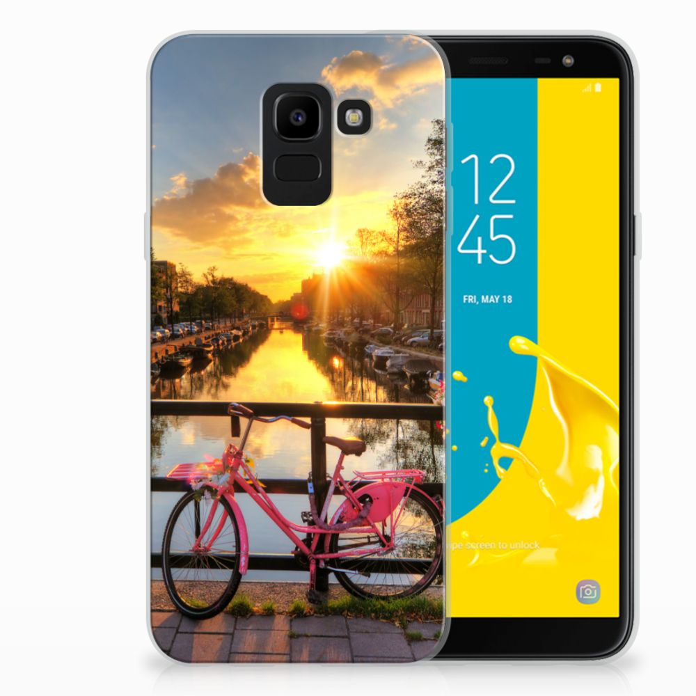 Samsung Galaxy J6 2018 Siliconen Back Cover Amsterdamse Grachten