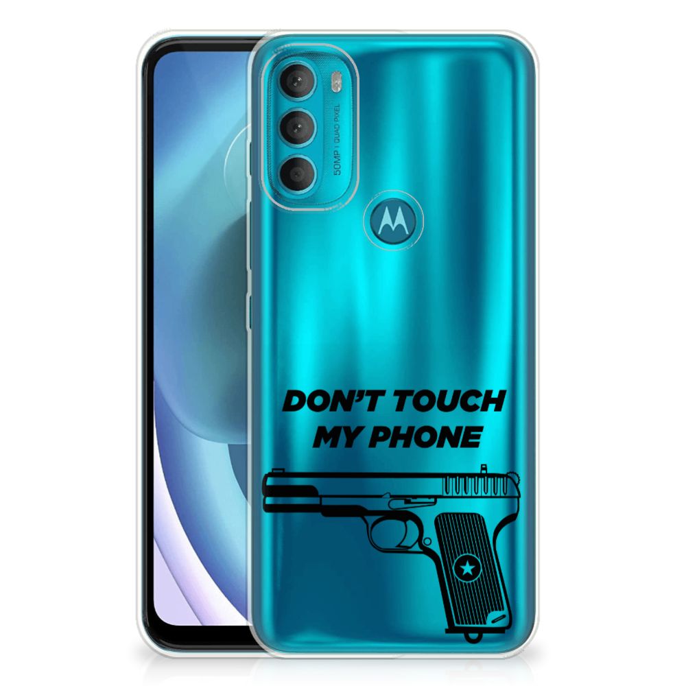 Motorola Moto G71 5G Silicone-hoesje Pistol DTMP