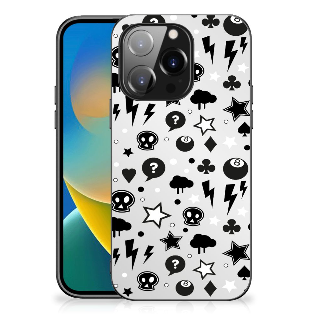 Telefoonhoesje iPhone 14 Pro Silver Punk B2C Telecom