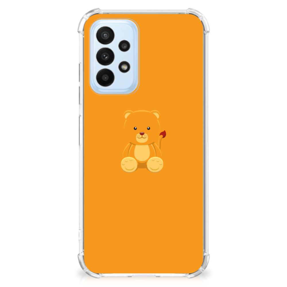 Samsung Galaxy A23 Stevig Bumper Hoesje Baby Beer - B2C Telecom