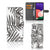 Samsung Galaxy A22 5G Hoesje Leaves Grey