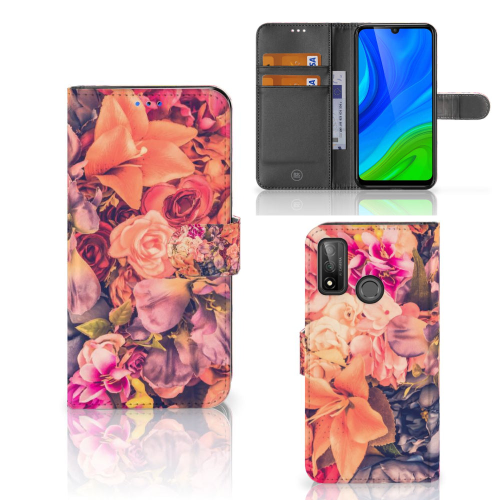 Huawei P Smart 2020 Hoesje Bosje Bloemen