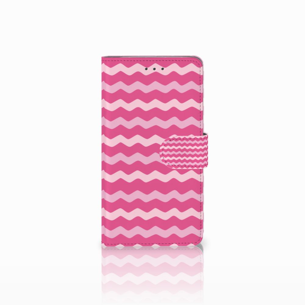 Samsung Galaxy J7 2016 Telefoon Hoesje Waves Pink