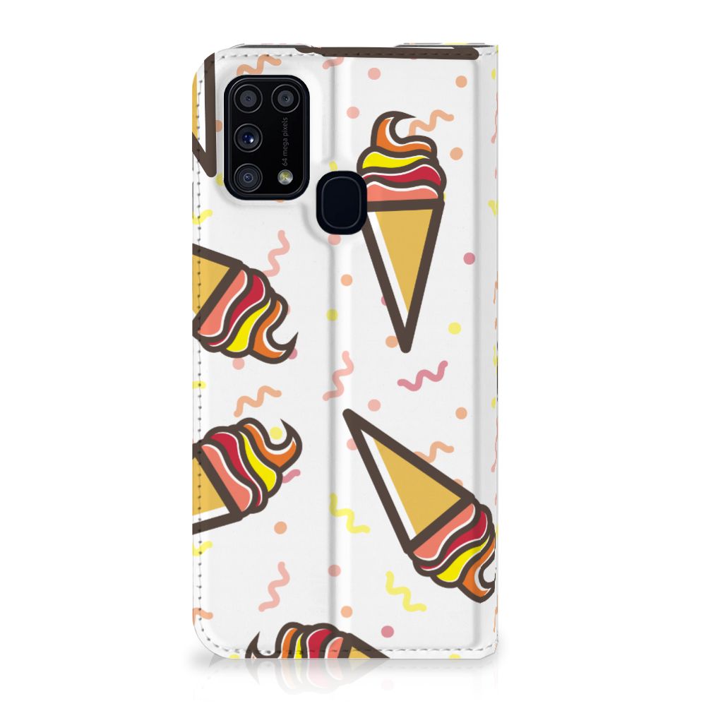 Samsung Galaxy M31 Flip Style Cover Icecream - B2C Telecom