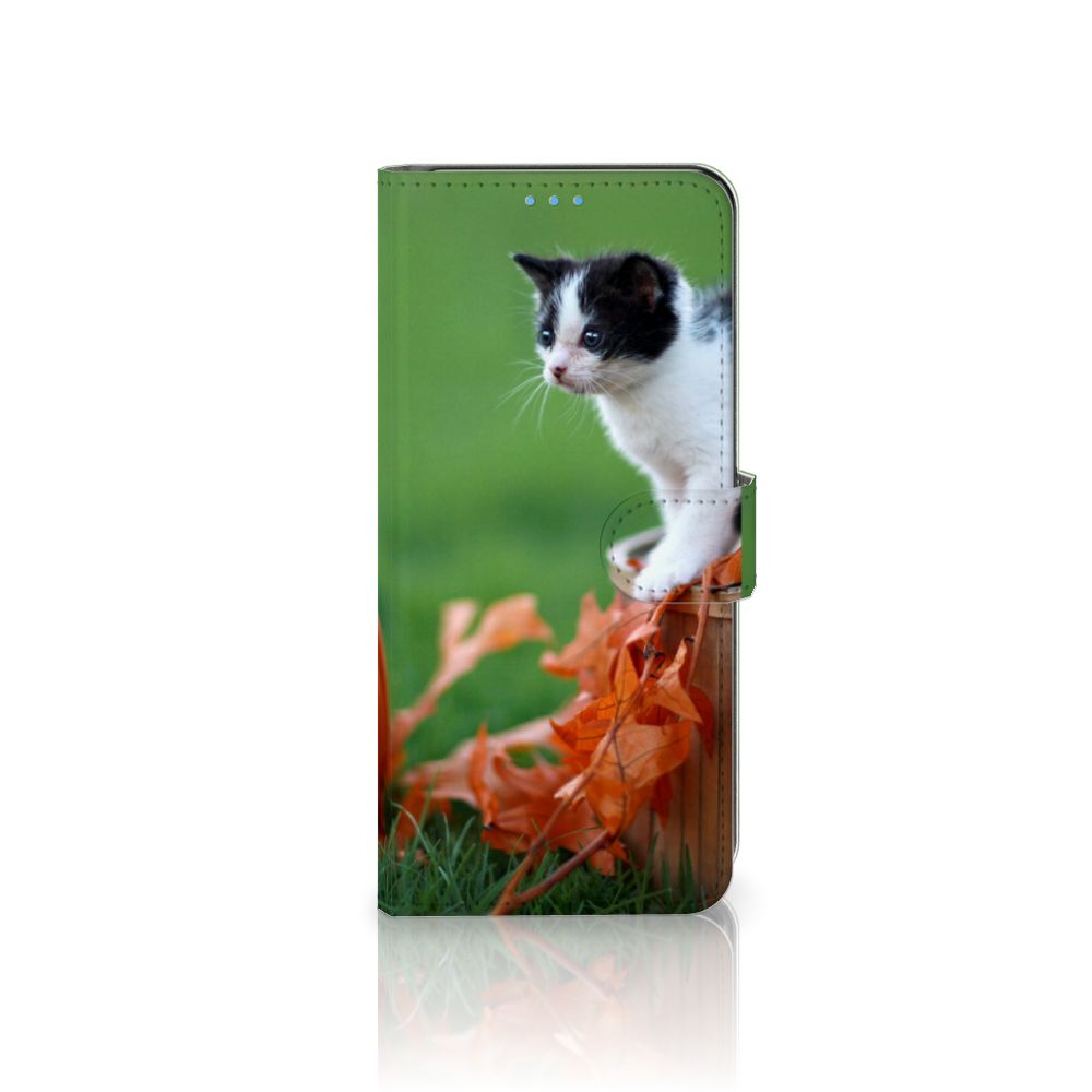Xiaomi Mi 10T Pro | Mi 10T Telefoonhoesje met Pasjes Kitten