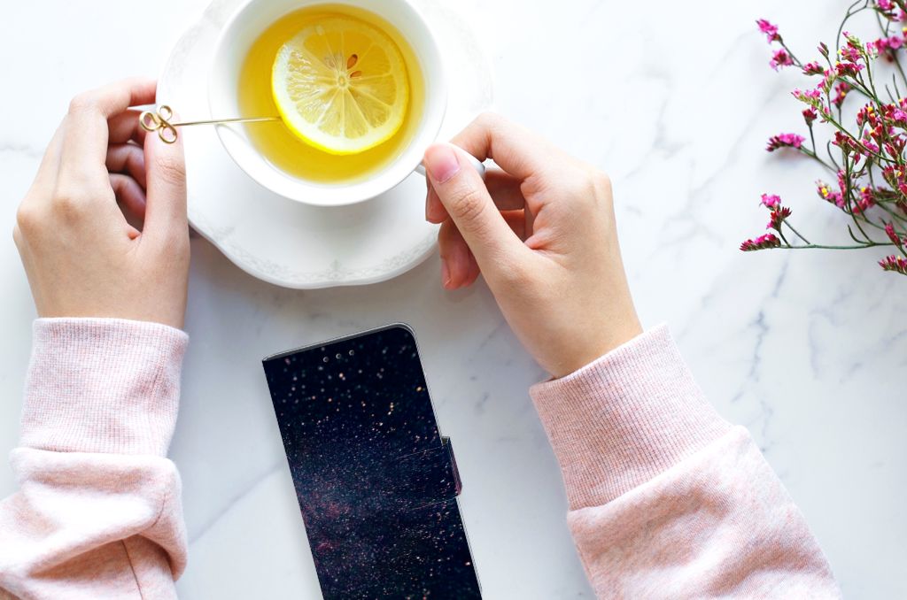 Huawei P40 Book Case Stars