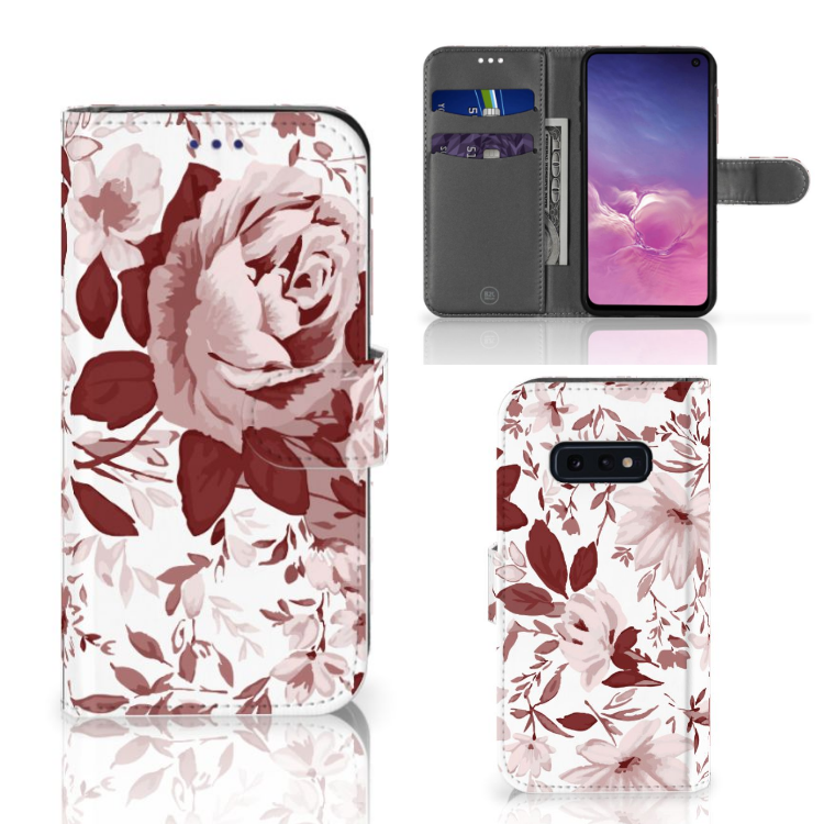 Hoesje Samsung Galaxy S10e Watercolor Flowers