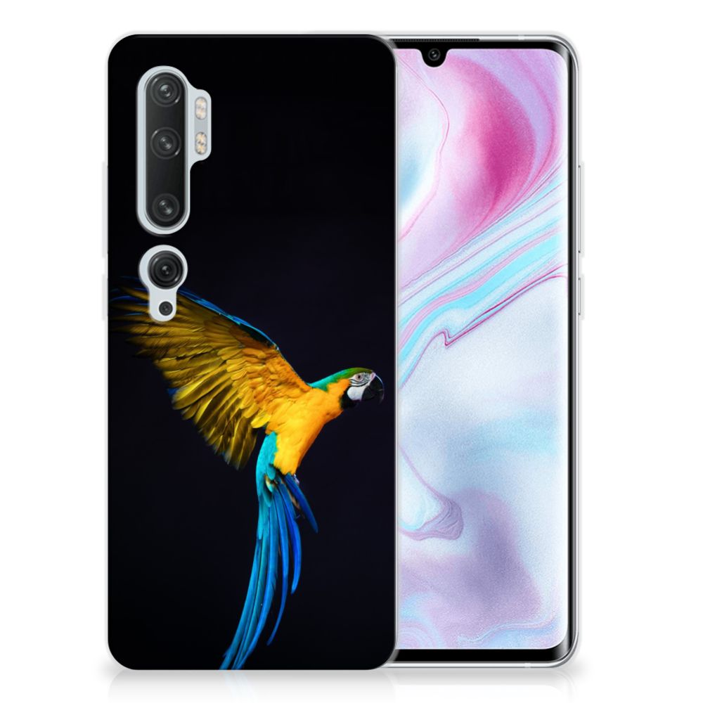 Xiaomi Mi Note 10 Pro TPU Hoesje Papegaai