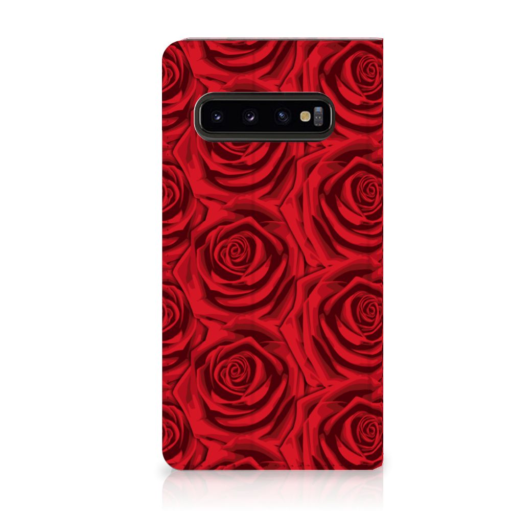 Samsung Galaxy S10 Smart Cover Red Roses