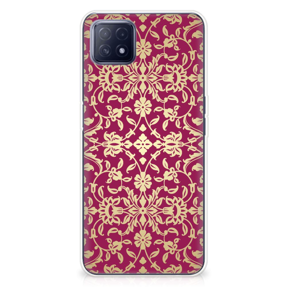 Siliconen Hoesje OPPO A53 5G | OPPO A73 5G Barok Pink