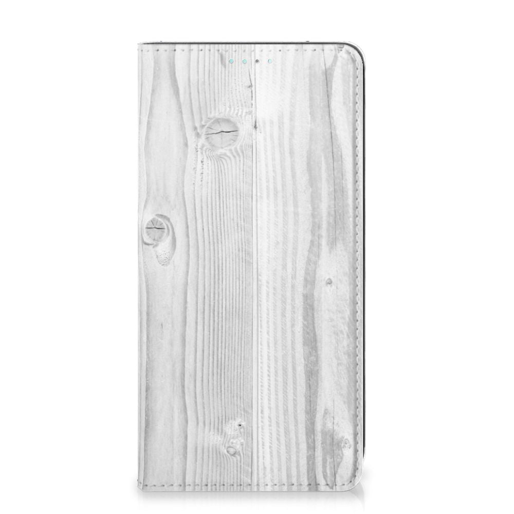 Samsung Galaxy A41 Book Wallet Case White Wood - B2C Telecom