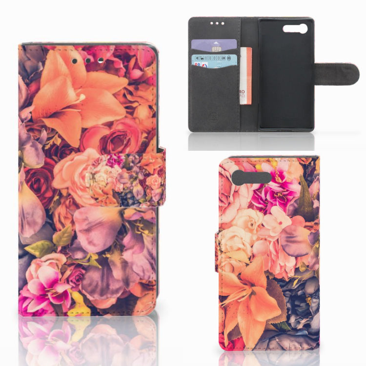 Sony Xperia X Compact Hoesje Bosje Bloemen