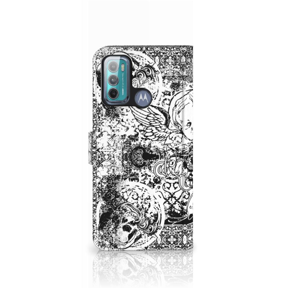 Telefoonhoesje met Naam Motorola Moto G60 Skulls Angel