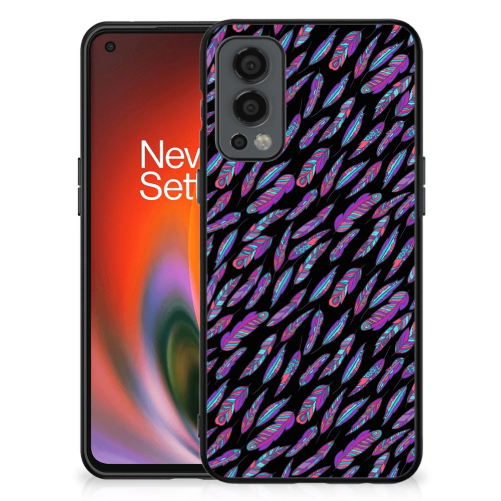OnePlus Nord 2 Back Case Feathers Color