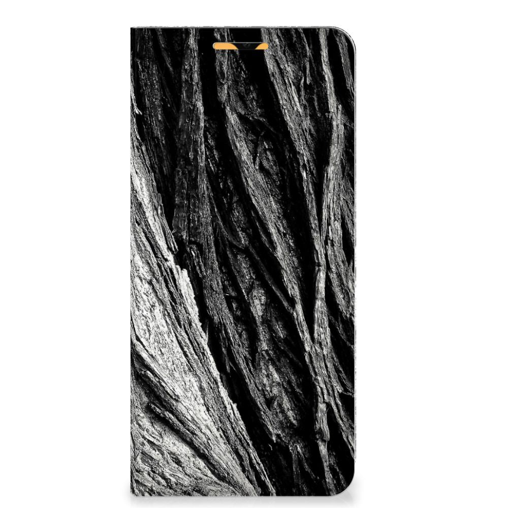 Book Wallet Case OPPO A15 Boomschors Grijs - B2C Telecom