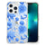 Case voor Apple iPhone 13 Pro Flowers Blue B2C Telecom