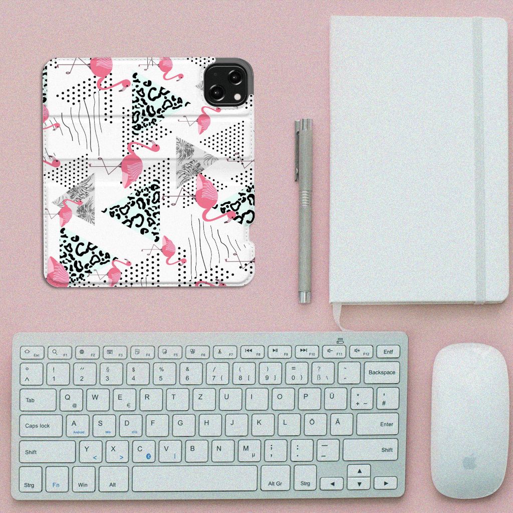 iPhone 13 Hoesje maken Flamingo Triangle
