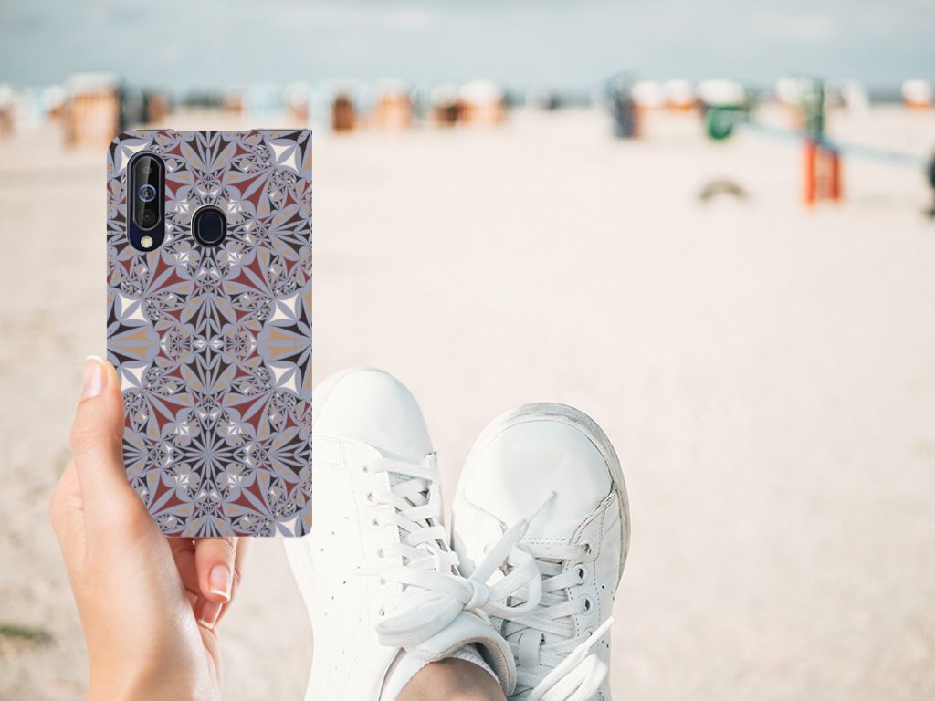 Samsung Galaxy A60 Standcase Flower Tiles