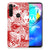 Silicone Back Case Motorola Moto G8 Power Angel Skull Rood B2C Telecom