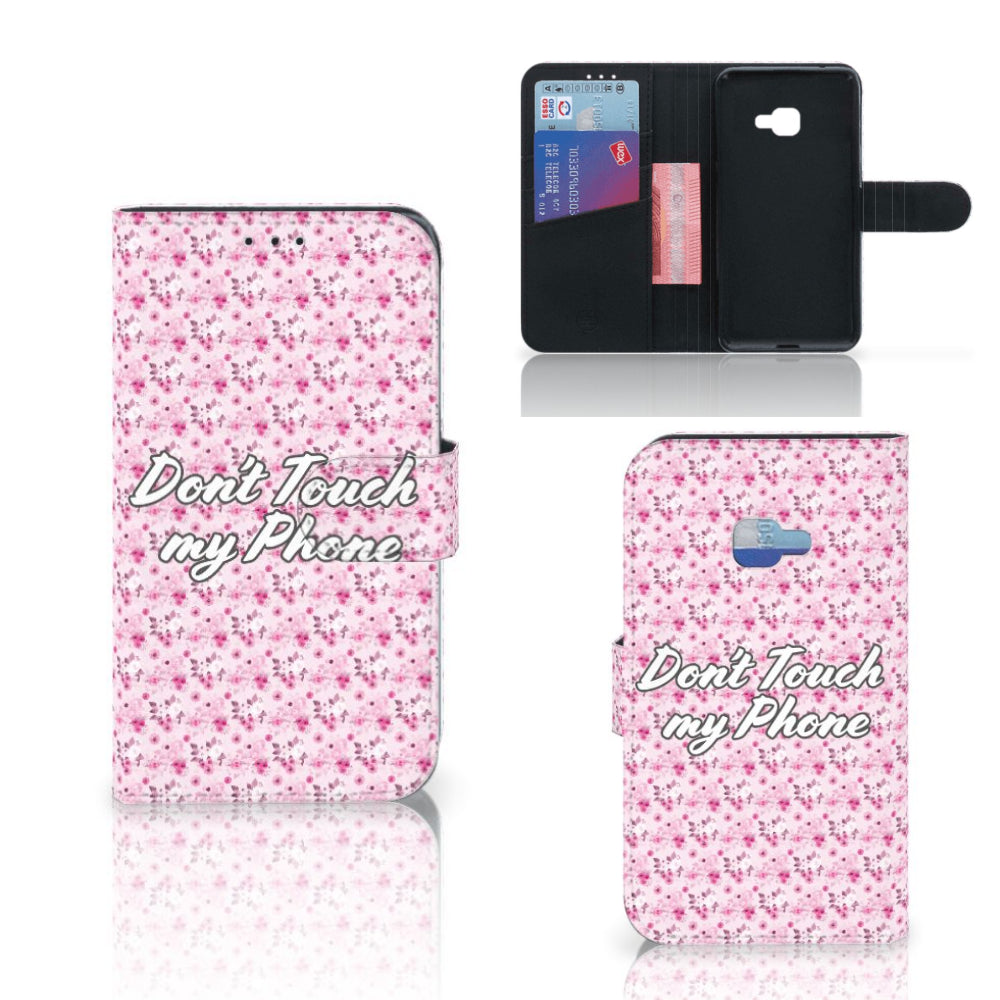 Samsung Galaxy Xcover 4 | Xcover 4s Portemonnee Hoesje Flowers Pink DTMP