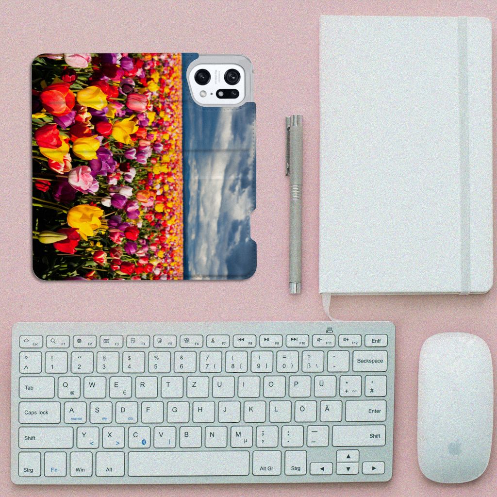 OPPO Find X5 Pro Smart Cover Tulpen - B2C Telecom