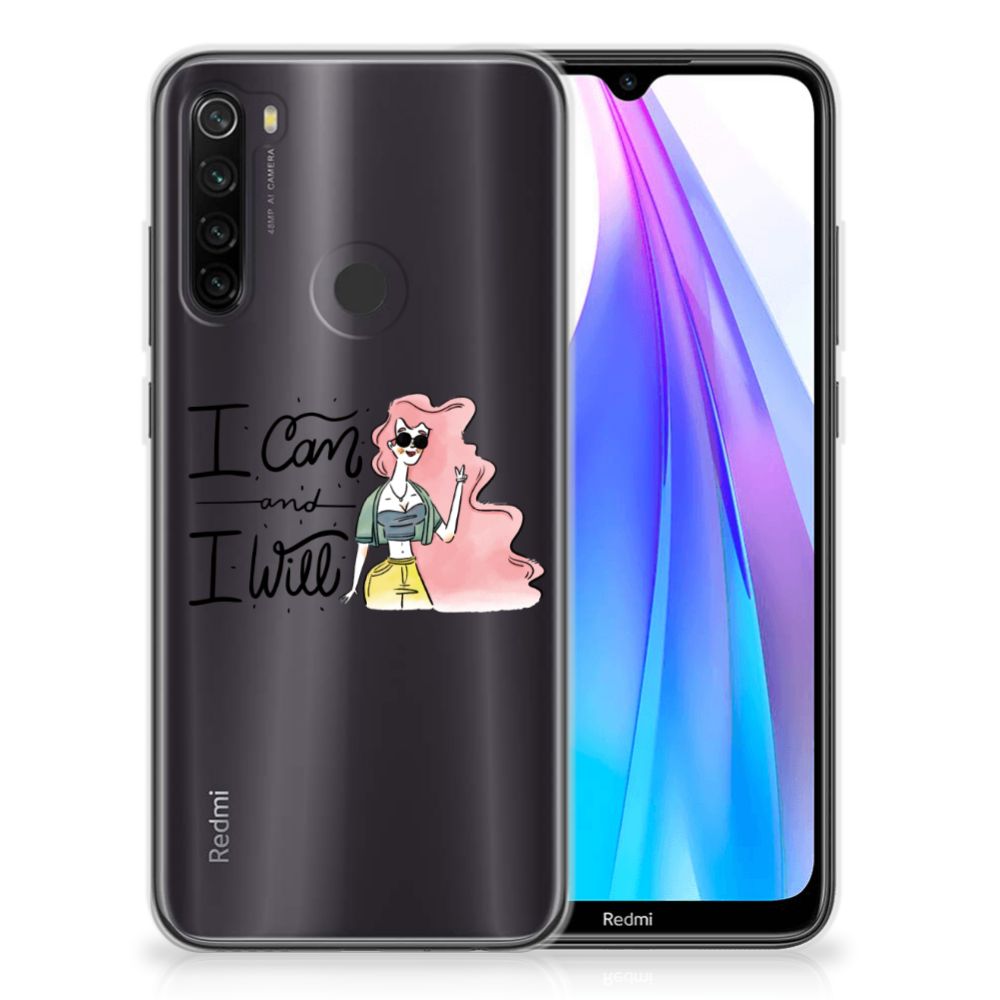 Xiaomi Redmi Note 8T Telefoonhoesje met Naam i Can