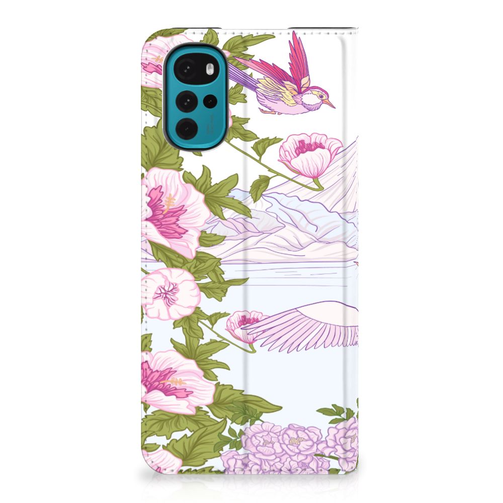 Motorola Moto G22 Hoesje maken Bird Standing - B2C Telecom