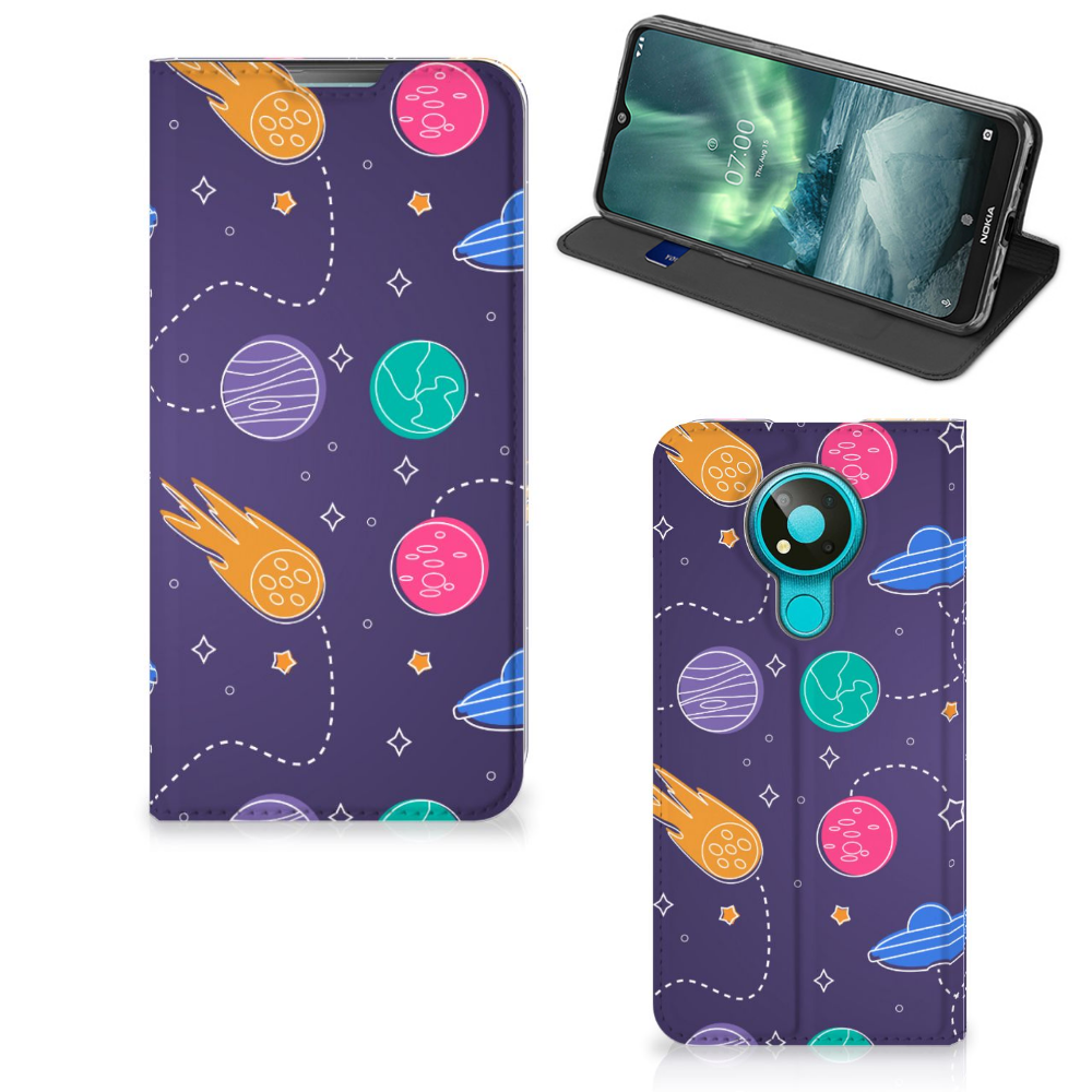 Nokia 3.4 Hippe Standcase Space - B2C Telecom
