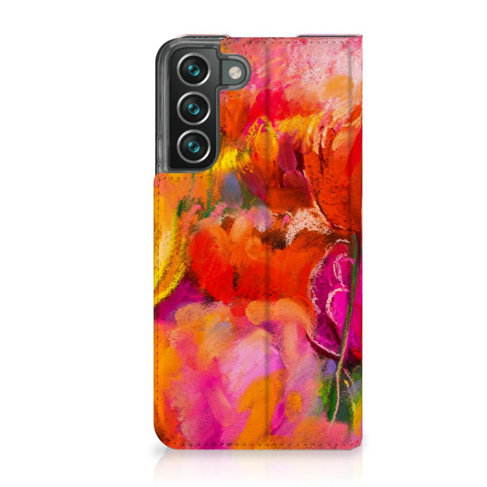 Bookcase Samsung Galaxy S22 Plus Tulips - B2C Telecom