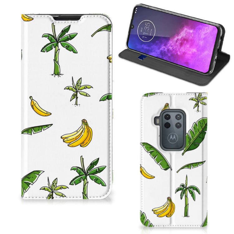 Motorola One Zoom Smart Cover Banana Tree