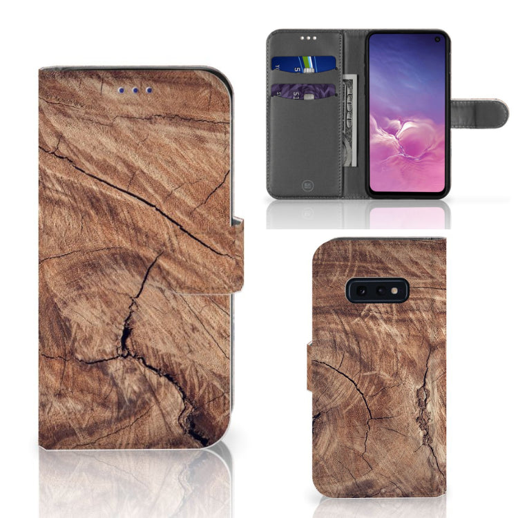 Samsung Galaxy S10e Book Style Case Tree Trunk