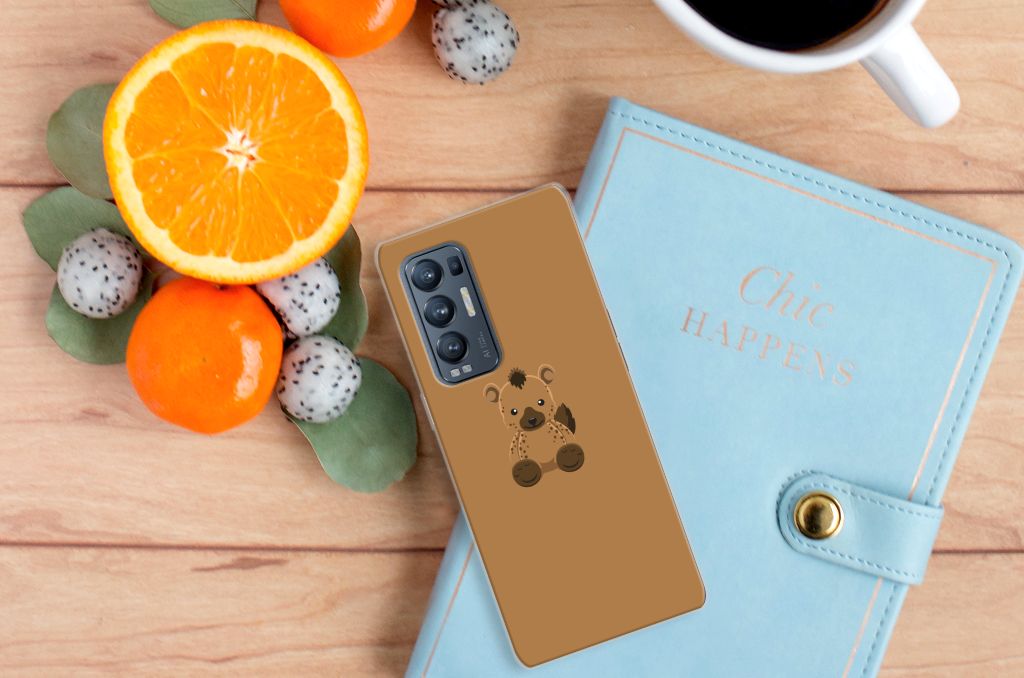OPPO Find X3 Neo Telefoonhoesje met Naam Baby Hyena B2C Telecom