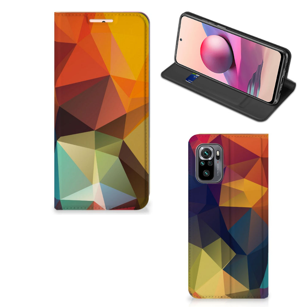 Xiaomi Redmi Note 10 4G | 10S | Poco M5s Stand Case Polygon Color